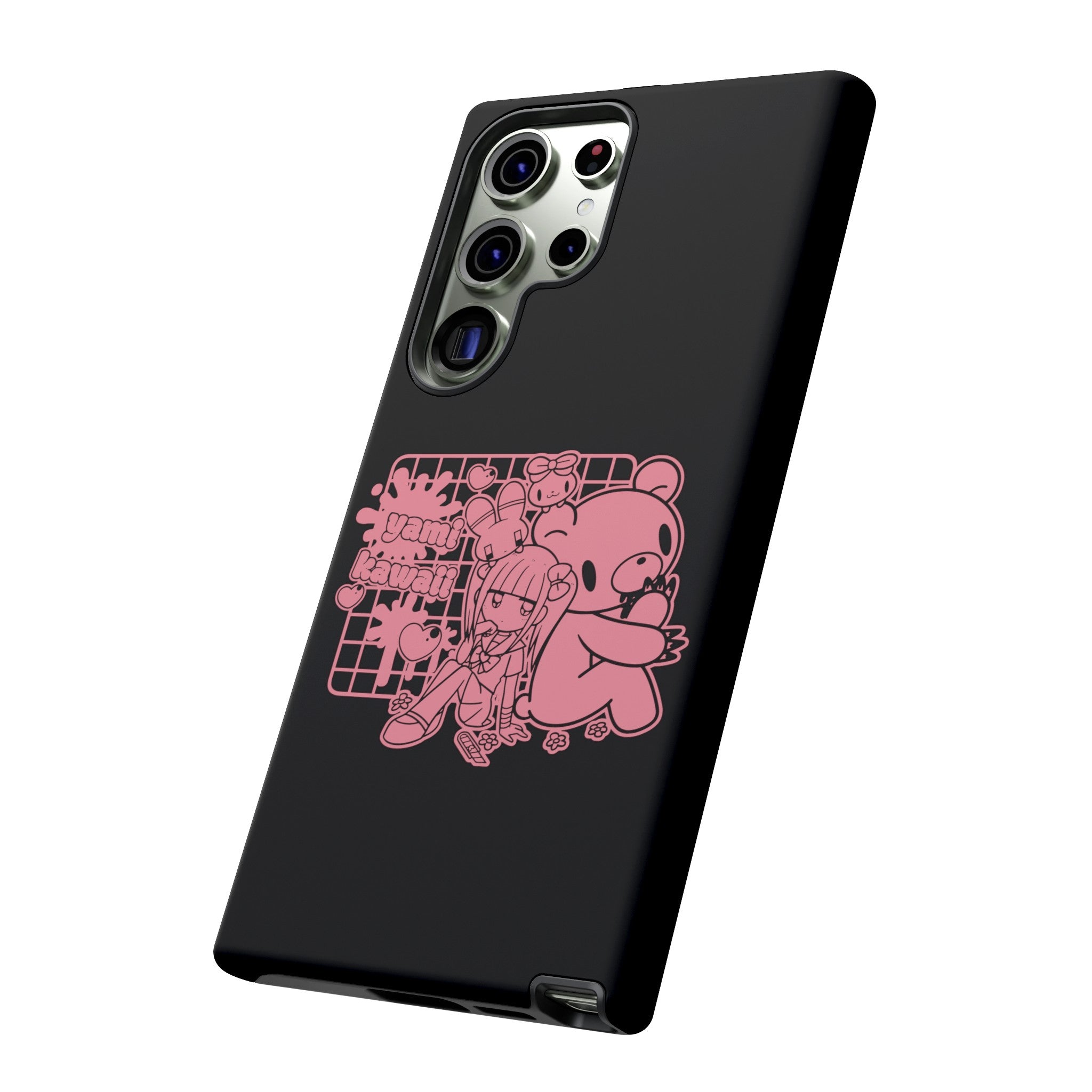 Menherachan X Gloomy Bear Yami Kawaii Phone Case